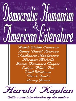 cover image of Democratic Humanism and American Literature